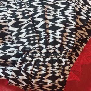 Coolibar Black and White Palazzo Pants, XL Sun protection UPF